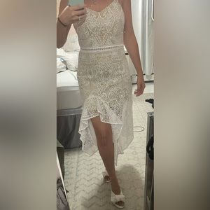 White trinity dress from Jaus. New with tag